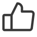 Ícone de thumbs up